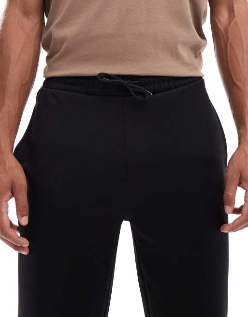 HUGO Red – Dolos – Czarne luźne spodnie dresowe z logo, 5 z 5
