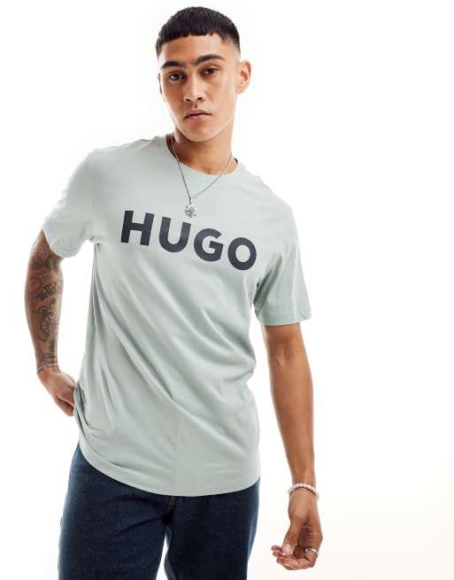 HUGO Red – Dulivio – Jasnoniebieski T-shirt