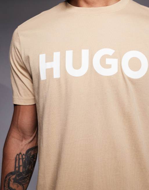 HUGO Diblostee, Camiseta De Los Hombres, Medium Brown212