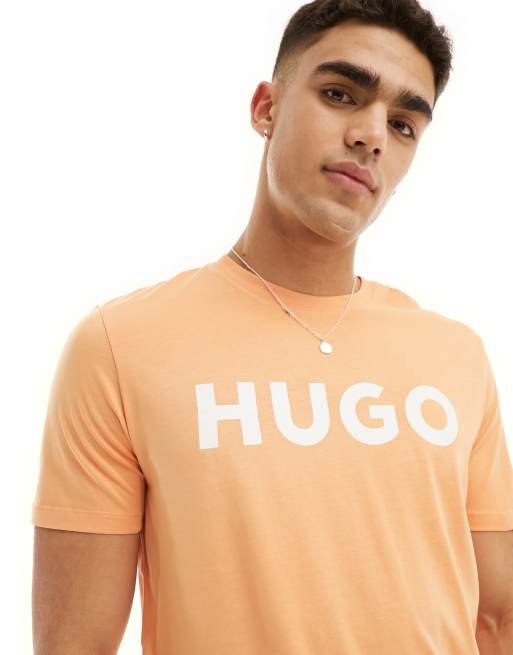 Hugo Red - Dulivio - T-shirt à logo - Orange, 2 de 4