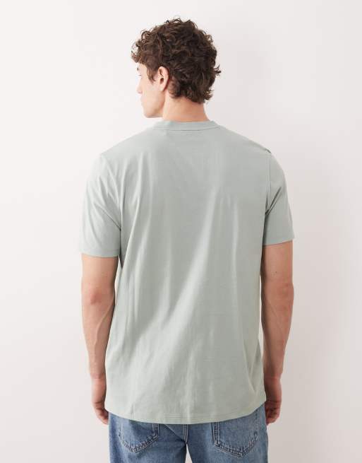 HUGO Red - Dulivio - T-shirt avec logo sur le devant - Vert clair, 5 de 5