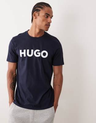 Hugo Red - Dulivio - T-shirt - Bleu marine | ASOS