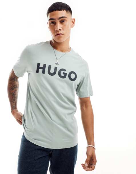 HUGO Red dulivio t-shirt in light blue - view 1
