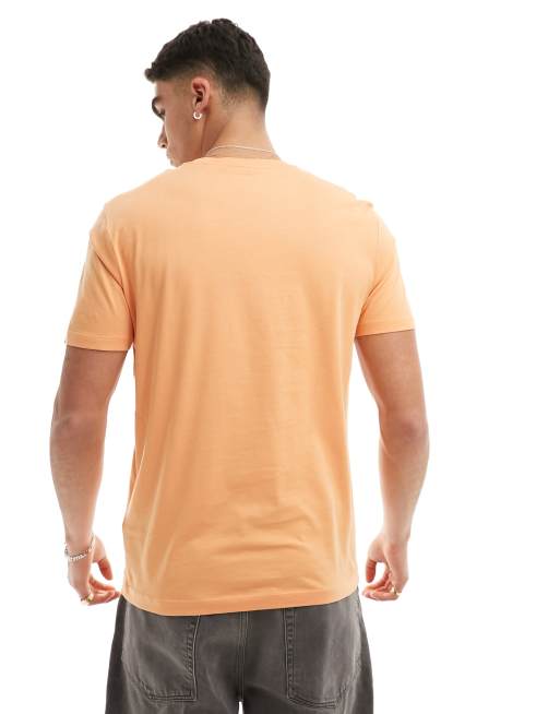 HUGO RED – Dulivio – T-Shirt in Orange mit Logo, 4 von 4