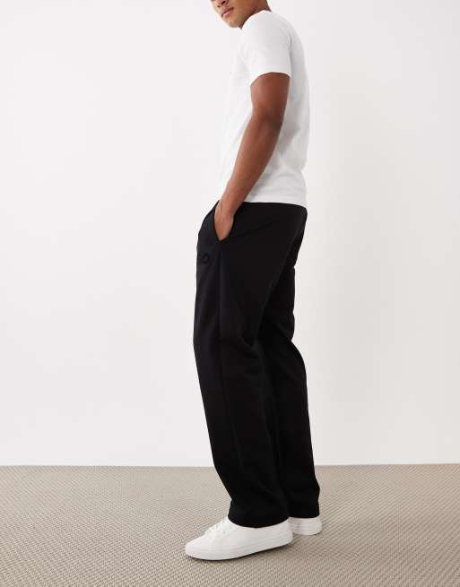 HUGO Red - Dumrulo - Joggingbroek met ton-sur-ton logo in bordeauxrood, 2 van 5
