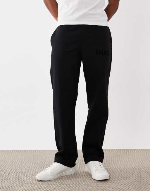 HUGO Red – Dumrulo – Jogginghose in Schwarz mit gleichfarbigem Logo, 5 von 5