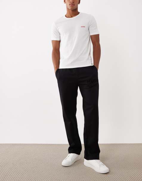 HUGO Red dumrulo tonal logo joggers in black