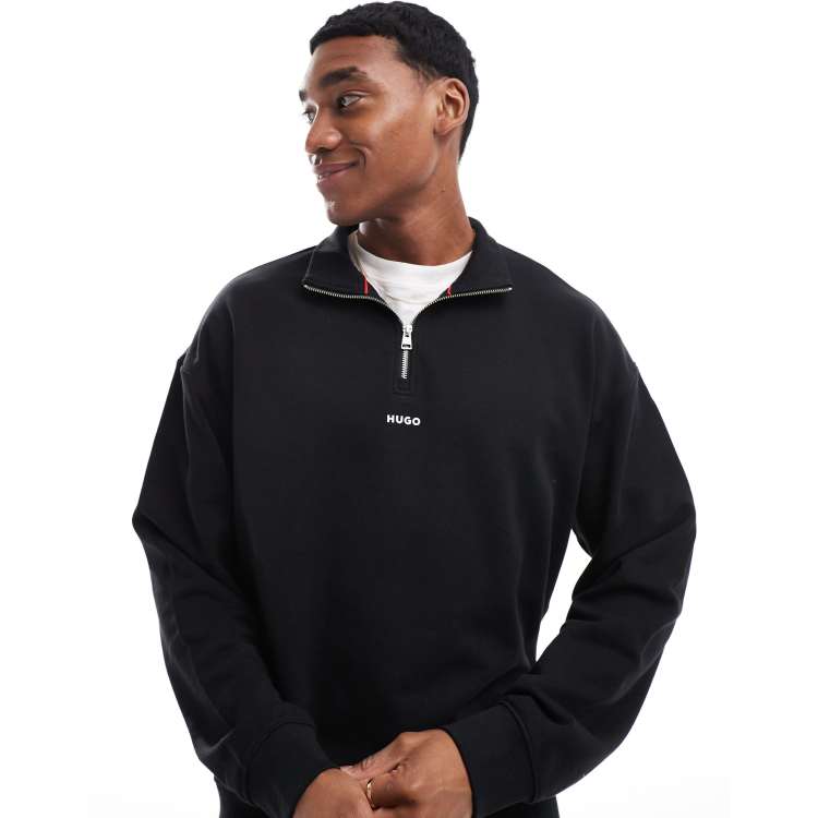 Hugo darrius half zip sweatshirt sale