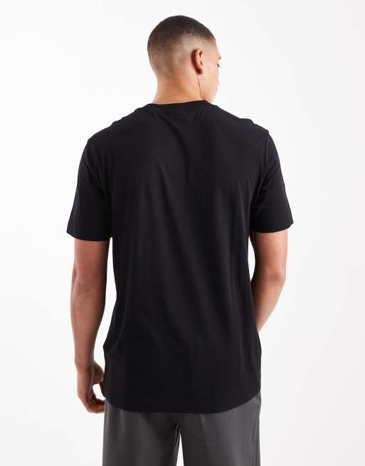 Hugo Red Dusplit t-shirt in black, 3 of 5