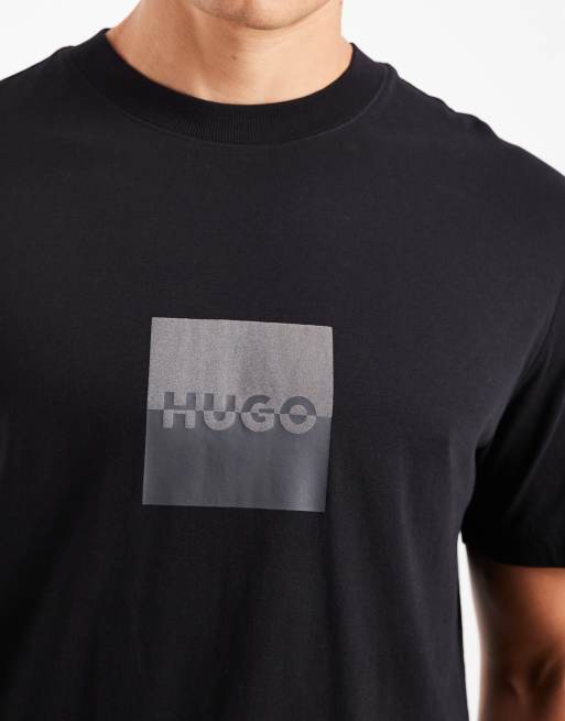HUGO Red - Dusplit - T-shirt in zwart, 5 van 5
