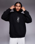 [Hugo Red] Hugo Red Duwrestie hoodie in black 2XL Black