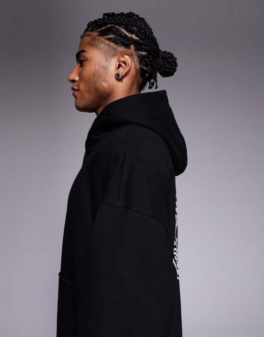 HUGO Red - Duwrestie - Hoodie in zwart , 4 van 5