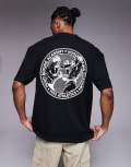 [Hugo Red] Hugo Red Dwresto t-shirt in black S Black