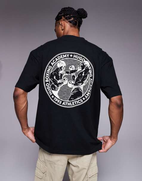 HUGO Red - Dwresto - T-shirt in zwart - view 1