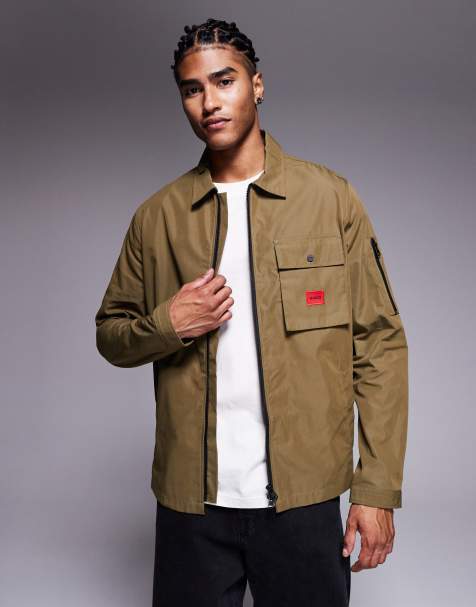 Hugo Red Emmond jacket in green - view 1