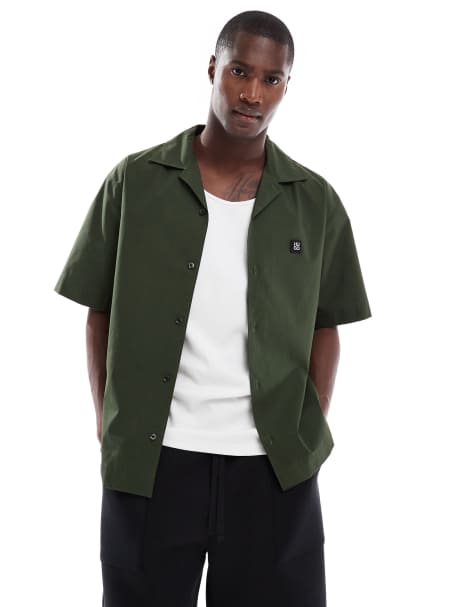 HUGO Red - Espino - Poloshirt in groen - view 1