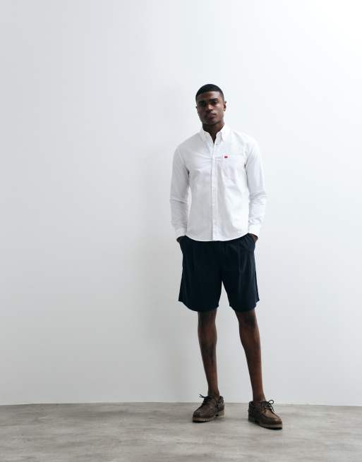 HUGO Red – Evito – Biała koszula o dopasowanym kroju , 3 z 5