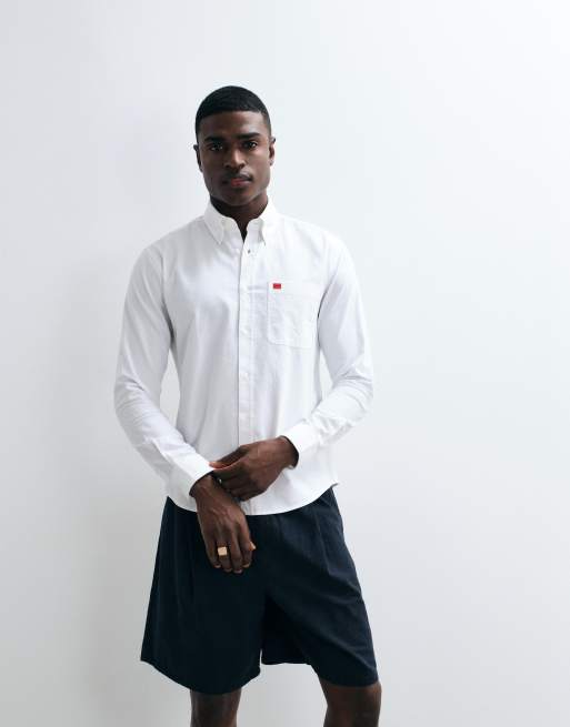 HUGO Red - Evito - Camicia slim bianca , 2 di 5