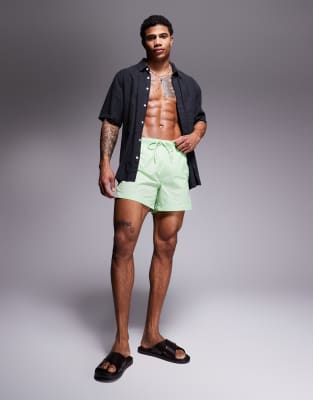 Fab - Short de bain  bande logo - clair - Hugo Red - Modalova