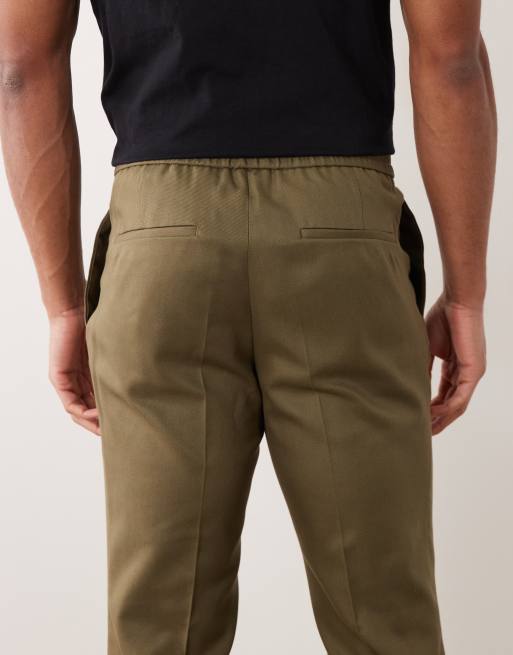 HUGO Red - Getlin - Nette slim-fit broek in middengroen, 5 van 5