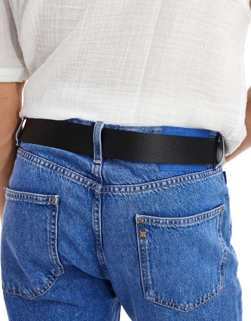 HUGO Red - Giaspo - Ceinture en cuir - Noir, 4 de 4