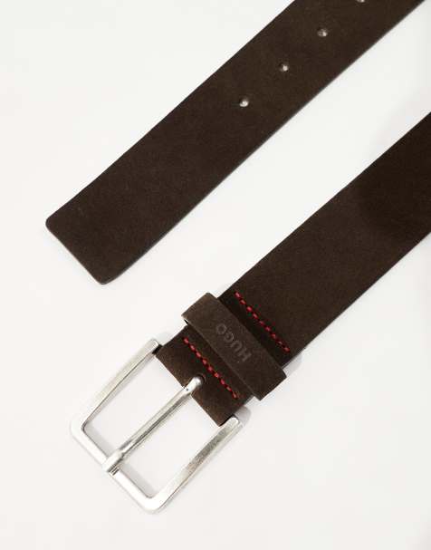 Hugo Red Gionio belt in brown - view 2