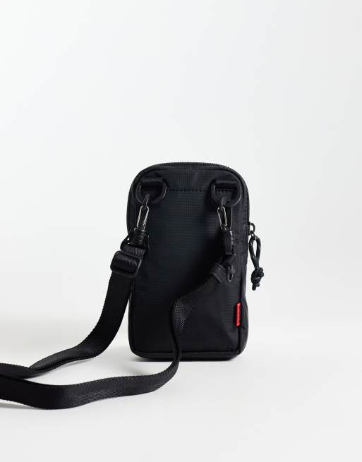 HUGO Red – Handytasche zum Umhängen in Schwarz, 4 von 4