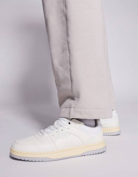 HUGO Red - Hardian - Råhvide sneakers med vintage-design - view 1