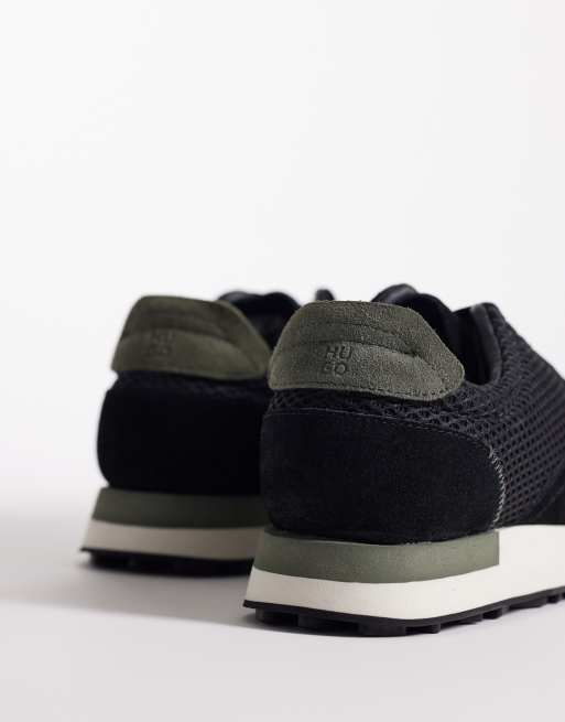 Hugo Red Kiria trainers in black, 4 of 5
