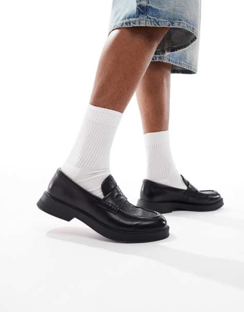 Hugo Red Lenner loafer in black - view 1