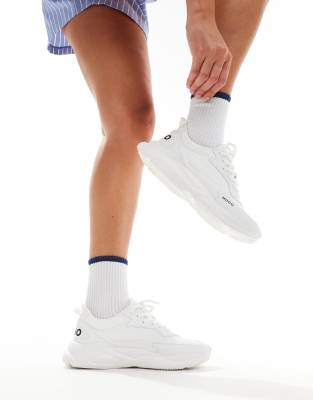 Hugo Red Leon Trainers In White - Discount £34