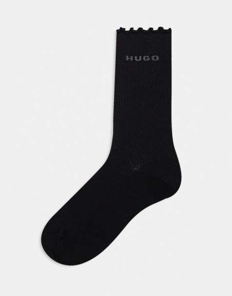 HUGO Red Lettuce socks in black - view 1