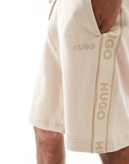 HUGO Red - Liam - Short in beige, deel van co-ord set, 4 van 5