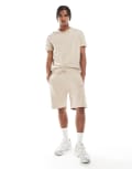 [Hugo Red] Hugo Red Liam shorts in beige(part of a set)-Neutral M Light Beige