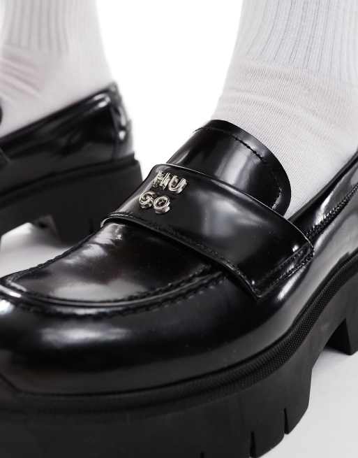 Asos red loafers clearance