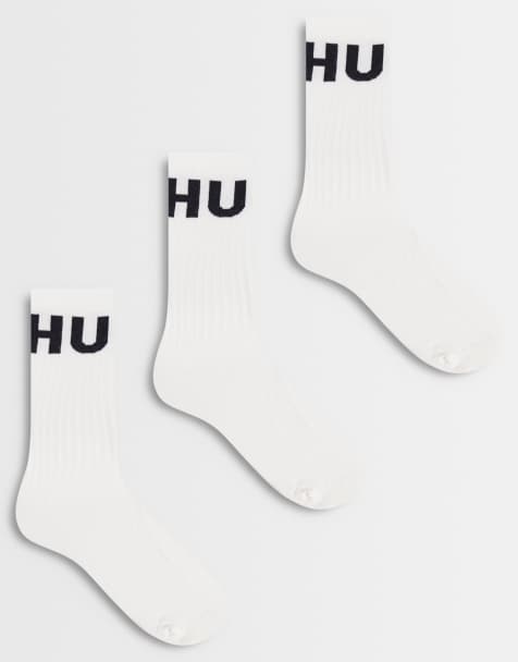 Hugo Red - Lot de 3 paires de chaussettes - Blanc - view 1