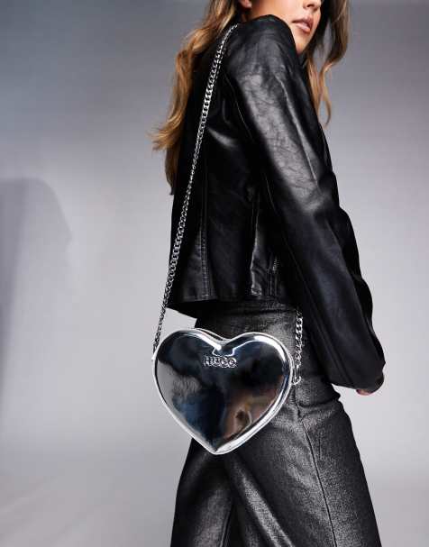 Hugo - Red Love - Crossbody hartvormige tas in zilver - view 1