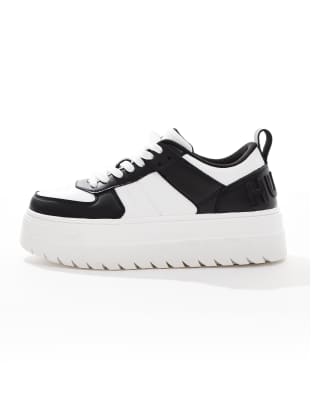 Hugo Red Lyssa Tenn Sneakers In White