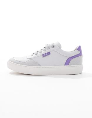 Hugo Red Morrie Tenn Sneakers In White