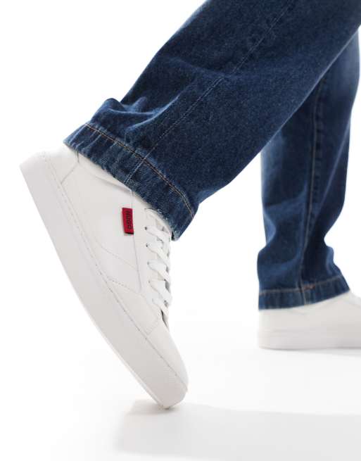HUGO Red Morrie Tenn sneakers in white
