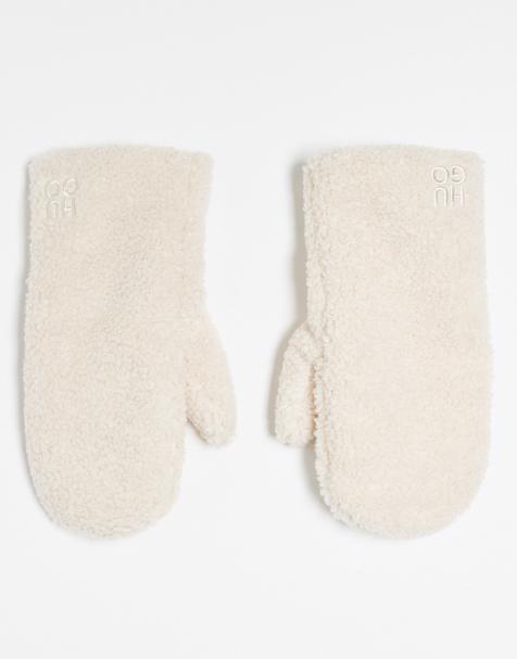 HUGO Red - Moufles - Blanc - view 1