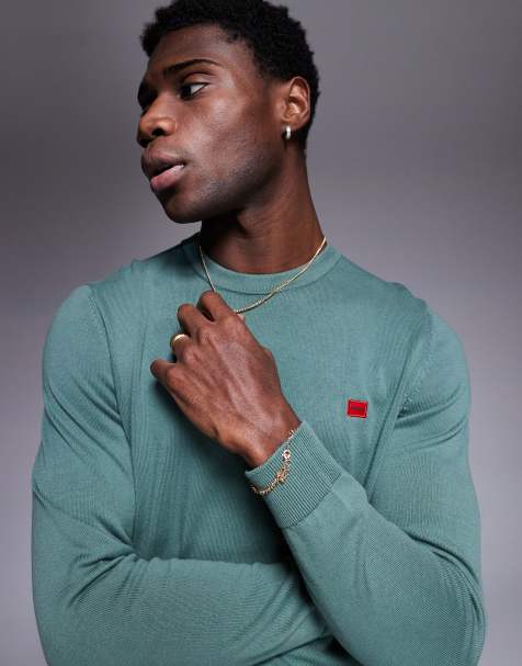 HUGO Red - San Cassius - Maglione girocollo verde - view 1