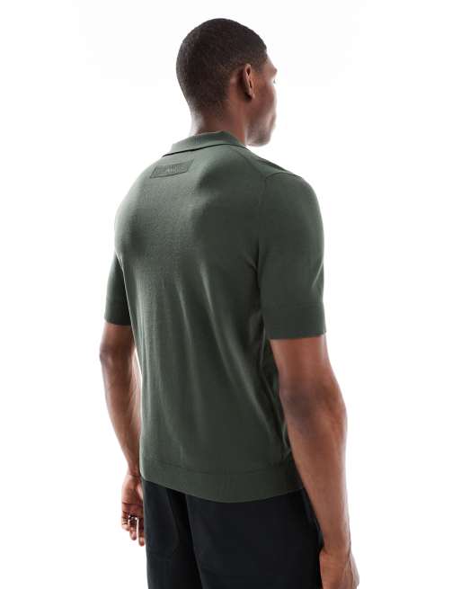 Hugo Red San Peter polo shirt in green, 4 of 4