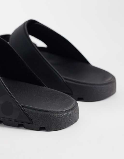 HUGO Red Sandale mit Riemen in Schwarz, 3 von 4