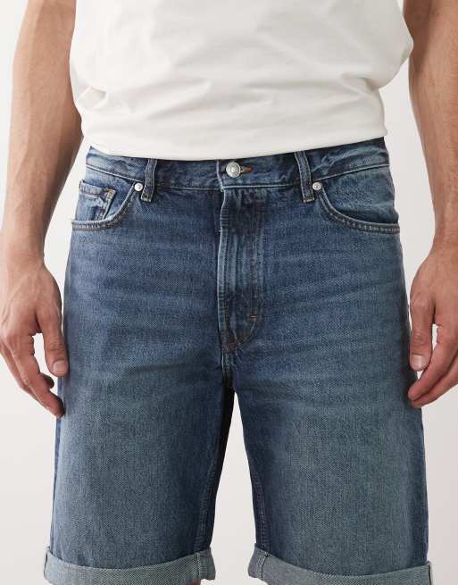 HUGO Red - Short en jean fuselé - Bleu moyen , 4 de 5