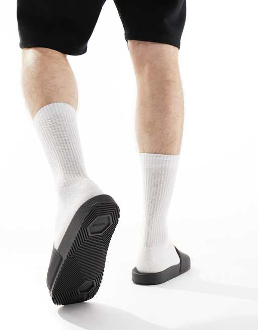 HUGO RED sliders in black | ASOS