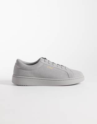 Sneaker in Grau mit Logo-Detail Grau 45