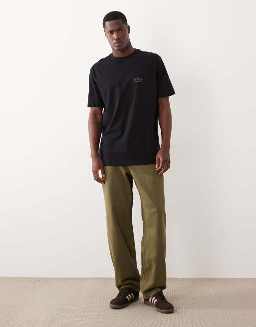 HUGO Red - Spray - T-shirt in zwart, 3 van 5