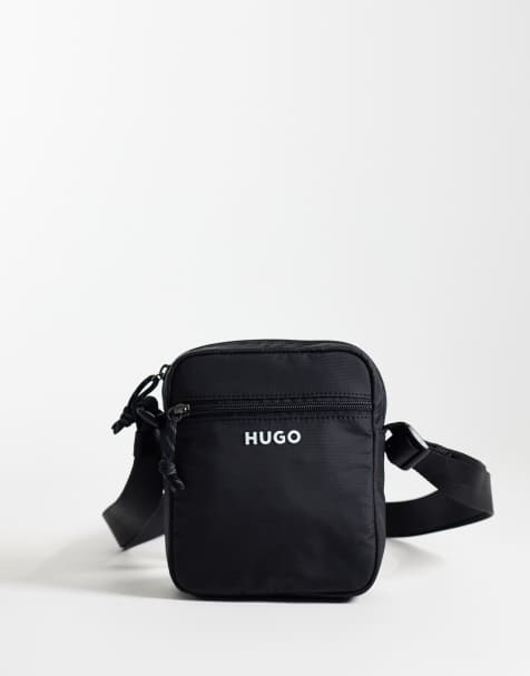 HUGO Red – Svart axelremsväska med dragkedja - view 1