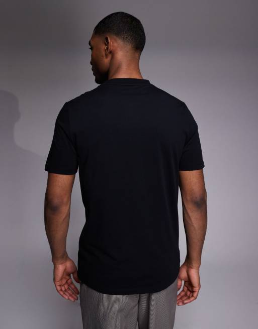 HUGO Red – Svart t-shirt med skrivmaskintryck, 3 av 5